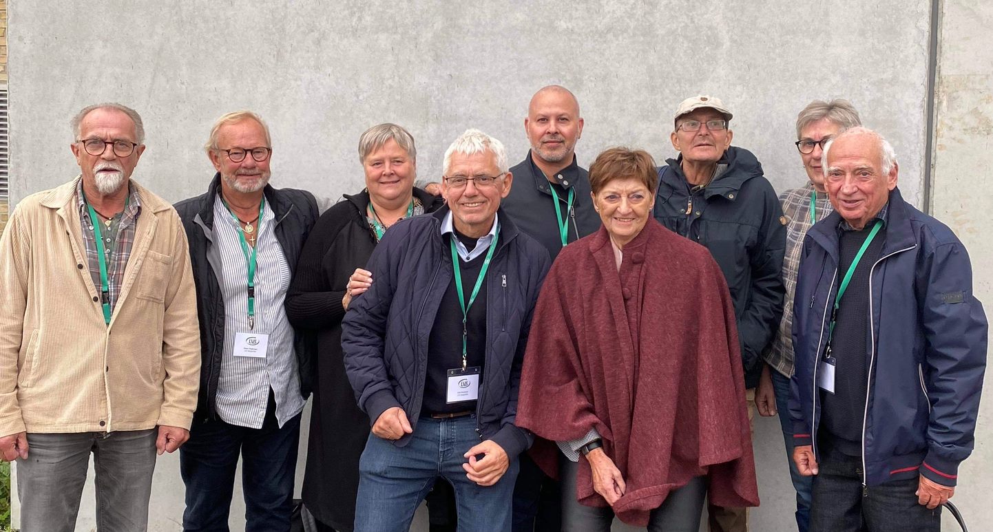 Fra venstre: Torben Hansen, Steen Møller Pedersen, Karen Thyman, Erik Knudsen, Uri Tzabari, Inga Skjærris, Gorm Hermind, Kirsten Herget, Ole Pass.